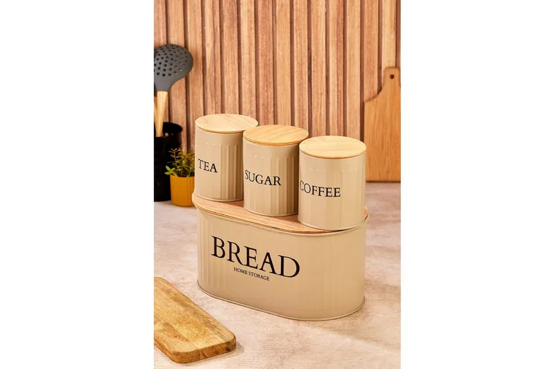 Oppbevaringsboks sett (4 deler) Selinbridge Brun - Brun - Oppbevaring - Oppbevaring til småting