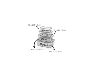 Oppbevaringsboks sett (8 deler) Rasalas8 Antrasitt - Mørkegrå - Oppbevaring - Oppbevaring til småting - Oppbevaringskasse