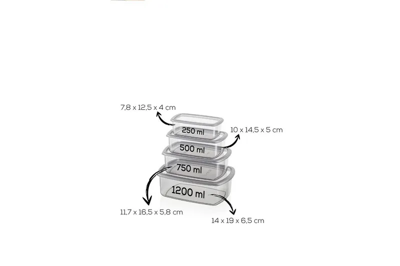 Oppbevaringsboks sett (8 deler) Rasalas8 Antrasitt - Mørkegrå - Oppbevaring - Oppbevaring til småting - Oppbevaringskasse