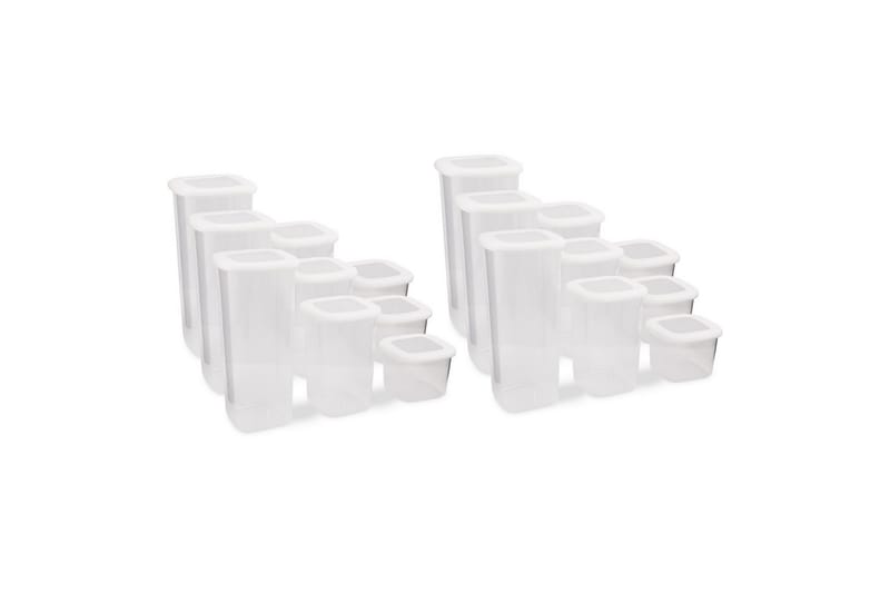 Avanna Oppbevaringsbokser 10 cm - Hvit - Oppbevaring - Oppbevaring til småting - Oppbevaringskasse - Plastkurv & plastboks
