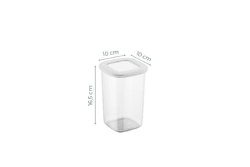 Harrowen Oppbevaringsbokser 10 cm 2-pack - Hvit - Oppbevaring - Oppbevaring til småting - Oppbevaringskasse - Plastkurv & plastboks