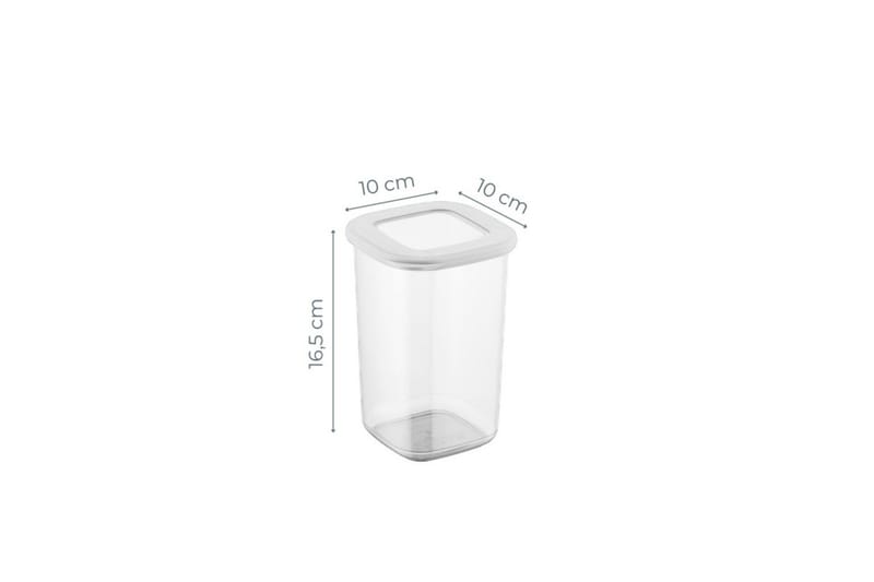 Harrowen Oppbevaringsbokser 10 cm 2-pack - Hvit - Oppbevaring - Oppbevaring til småting - Oppbevaringskasse - Plastkurv & plastboks