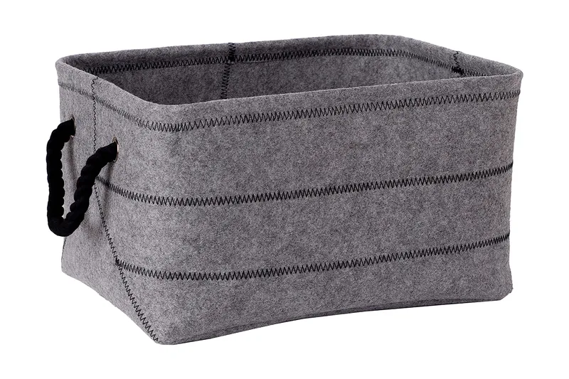 Max Felt-2 Stoffboks Lysegrå