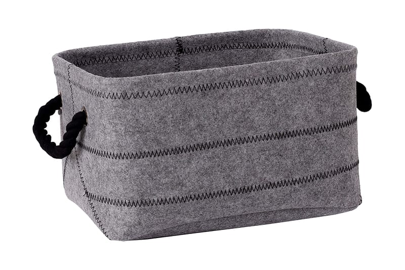 Max Felt-4 Stoffboks Lysegrå