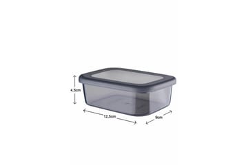 Ornel Oppbevaringsbokser 9 cm - Antrasitt - Oppbevaring - Oppbevaring til småting - Oppbevaringskasse - Plastkurv & plastboks