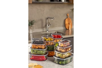 Rasalas Oppbevaringsbokser - Antrasitt - Oppbevaring - Oppbevaring til småting - Oppbevaringskasse - Plastkurv & plastboks