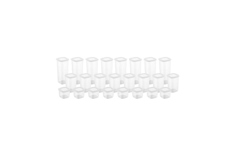 Syril Oppbevaringsbokser 10 cm - Hvit - Oppbevaring - Oppbevaring til småting - Oppbevaringskasse - Plastkurv & plastboks