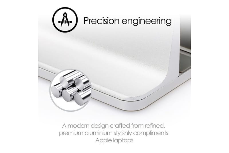 Bordstativ Desire2 for Mac/Ultrabooks - Sølv - Oppbevaring - Oppbevaring til småting - Oppbevaringsstativ - Bærbardatastativ