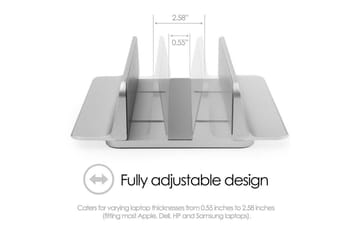 Bordstativ Desire2 for Mac/Ultrabooks - Sølv - Oppbevaring - Oppbevaring til småting - Oppbevaringsstativ - Bærbardatastativ