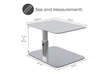 Datastativ Desire2 Vertikalt Justerbart - Sølv - Oppbevaring - Oppbevaring til småting - Oppbevaringsstativ - Bærbardatastativ