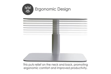 Datastativ Desire2 Vertikalt Justerbart - Sølv - Oppbevaring - Oppbevaring til småting - Oppbevaringsstativ - Bærbardatastativ