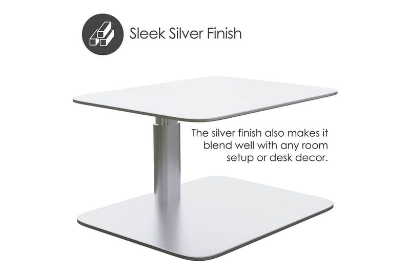 Datastativ Desire2 Vertikalt Justerbart - Sølv - Oppbevaring - Oppbevaring til småting - Oppbevaringsstativ - Bærbardatastativ