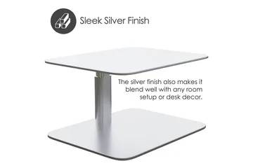 Datastativ Desire2 Vertikalt Justerbart - Sølv - Oppbevaring - Oppbevaring til småting - Oppbevaringsstativ - Bærbardatastativ