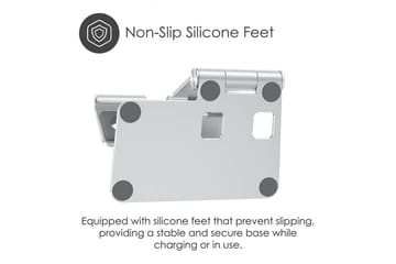 Ladestativ Desire2 for Apple Watch Sølv - Sølv - Oppbevaring - Oppbevaring til småting - Oppbevaringsstativ - Mobilstativ