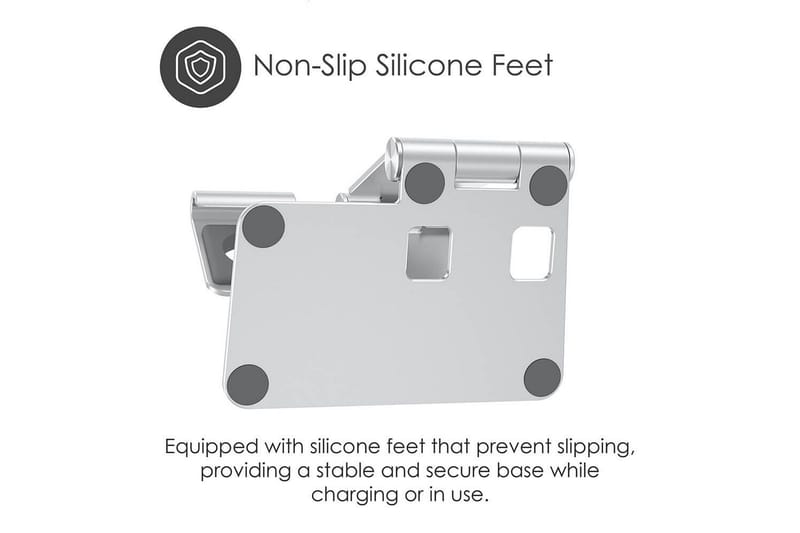 Ladestativ Desire2 for Apple Watch Sølv - Sølv - Oppbevaring - Oppbevaring til småting - Oppbevaringsstativ - Mobilstativ