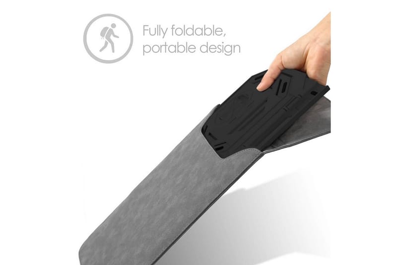 Laptopstativ Desire2 2-i-1 360 Roterbar Svart - Svart - Oppbevaring - Oppbevaring til småting - Oppbevaringsstativ - Bærbardatastativ