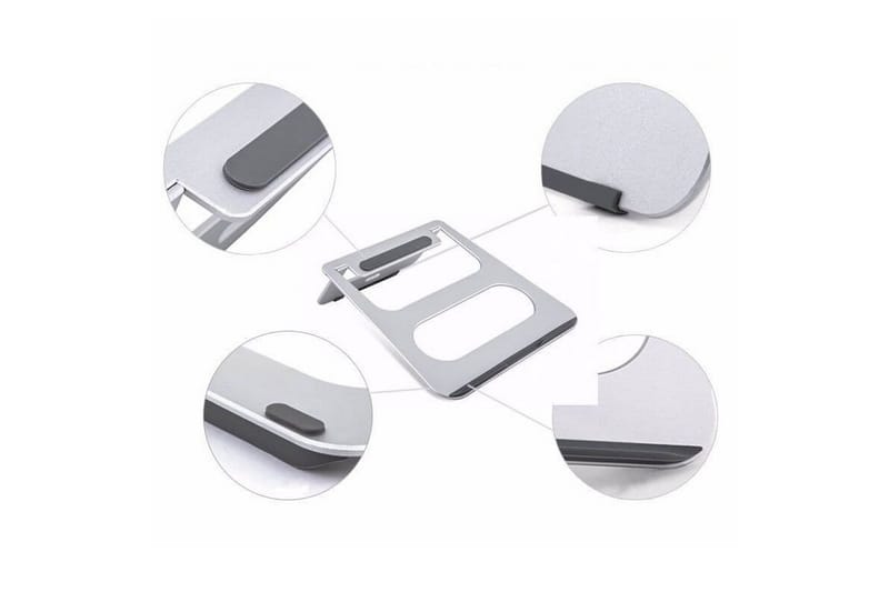 Laptopstativ Desire2 Bærbar Sølv - Sølv - Oppbevaring - Oppbevaring til småting - Oppbevaringsstativ - Bærbardatastativ