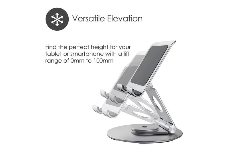 Laptopstativ Desire2 Dual Pivot 360 - Sølv - Oppbevaring - Oppbevaring til småting - Oppbevaringsstativ - Bærbardatastativ