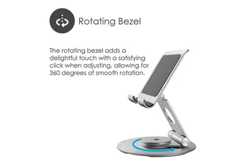 Laptopstativ Desire2 Dual Pivot 360 - Sølv - Oppbevaring - Oppbevaring til småting - Oppbevaringsstativ - Bærbardatastativ