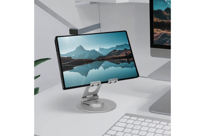 Laptopstativ Desire2 Dual Pivot 360 - Sølv - Oppbevaring - Oppbevaring til småting - Oppbevaringsstativ - Bærbardatastativ