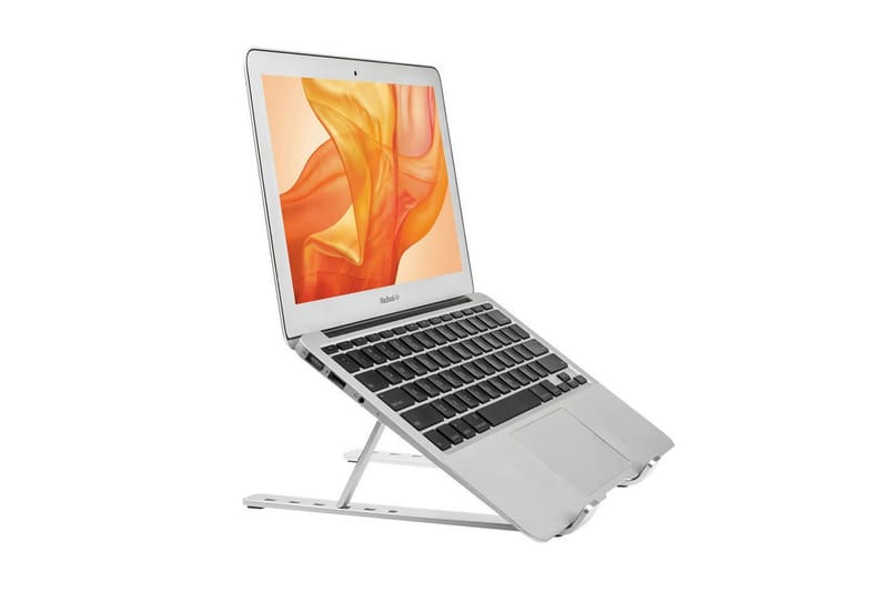Laptopstativ Desire2 Sammenleggbar X-format Aluminium Sølv - Sølv - Oppbevaring - Oppbevaring til småting - Oppbevaringsstativ - Bærbardatastativ