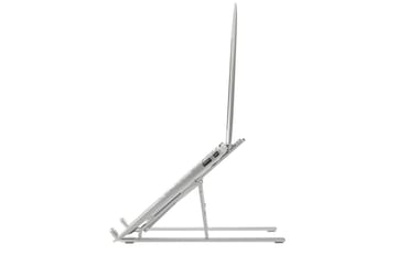 Laptopstativ Desire2 Sammenleggbar X-format Aluminium Sølv - Sølv - Oppbevaring - Oppbevaring til småting - Oppbevaringsstativ - Bærbardatastativ