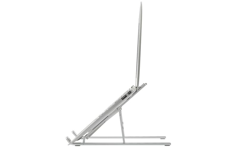 Laptopstativ Desire2 Sammenleggbar X-format Aluminium Sølv - Sølv - Oppbevaring - Oppbevaring til småting - Oppbevaringsstativ - Bærbardatastativ