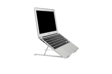 Laptopstativ Desire2 Sammenleggbar X-format Aluminium Sølv - Sølv - Oppbevaring - Oppbevaring til småting - Oppbevaringsstativ - Bærbardatastativ