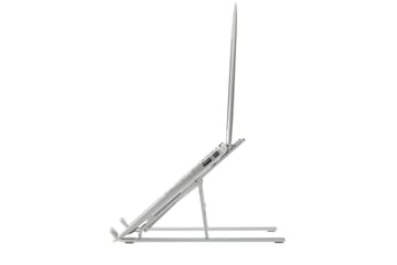 Laptopstativ Desire2 Sammenleggbar X-format Aluminium Sølv - Sølv - Oppbevaring - Oppbevaring til småting - Oppbevaringsstativ - Bærbardatastativ