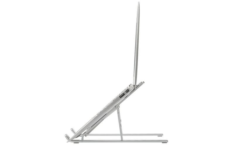 Laptopstativ Desire2 Sammenleggbar X-format Aluminium Sølv - Sølv - Oppbevaring - Oppbevaring til småting - Oppbevaringsstativ - Bærbardatastativ