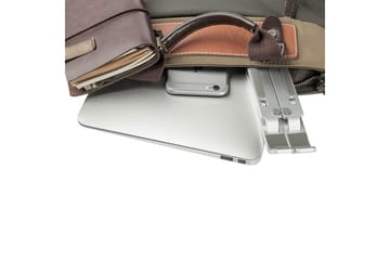 Laptopstativ Desire2 Sammenleggbar X-format Aluminium Sølv - Sølv - Oppbevaring - Oppbevaring til småting - Oppbevaringsstativ - Bærbardatastativ