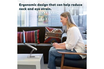 Laptopstativ Desire2 Supreme Dual Pivot Plus Silver - Sølv - Oppbevaring - Oppbevaring til småting - Oppbevaringsstativ - Bærbardatastativ