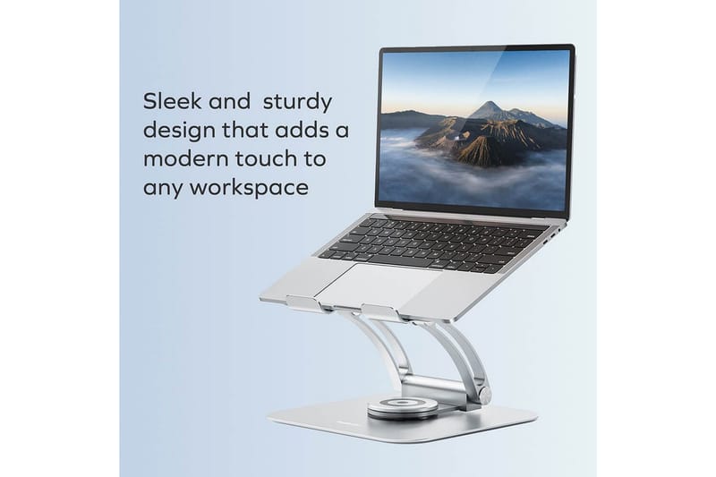 Laptopstativ Desire2 Supreme Dual Pivot Plus Silver - Sølv - Oppbevaring - Oppbevaring til småting - Oppbevaringsstativ - Bærbardatastativ