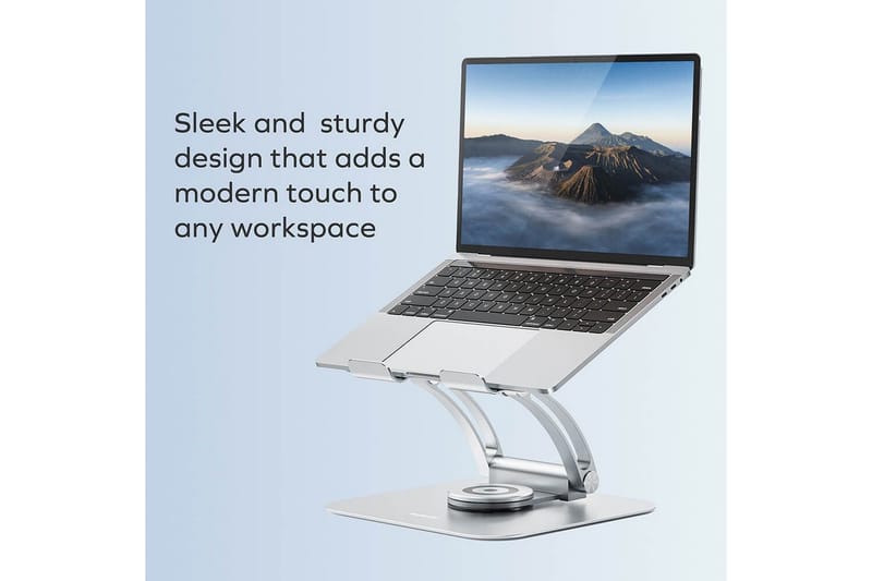 Laptopstativ Desire2 Supreme Dual Pivot Plus Silver - Sølv - Oppbevaring - Oppbevaring til småting - Oppbevaringsstativ - Bærbardatastativ