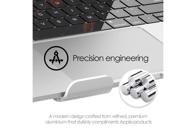 Laptopstativ Desire2 Supreme Pro Aluminium Silver - Sølv - Oppbevaring - Oppbevaring til småting - Oppbevaringsstativ - Bærbardatastativ