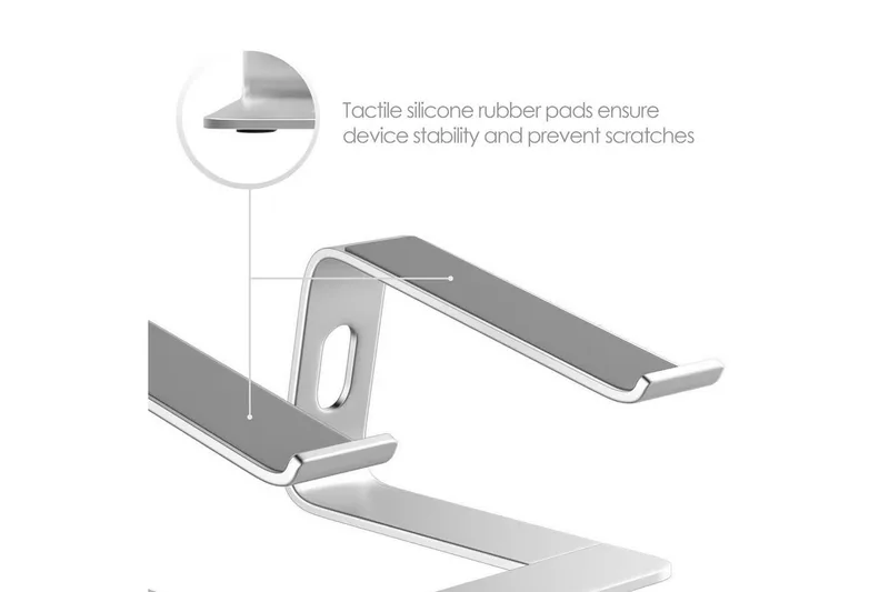 Laptopstativ Desire2 Supreme Pro Aluminium Silver - Sølv - Oppbevaring - Oppbevaring til småting - Oppbevaringsstativ - Bærbardatastativ