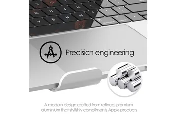 Laptopstativ Desire2 Supreme Pro Aluminium Silver - Sølv - Oppbevaring - Oppbevaring til småting - Oppbevaringsstativ - Bærbardatastativ