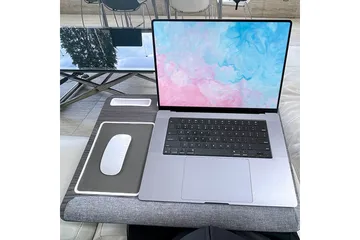 Laptopstativ for knærne Desire2 Grå - Grå - Oppbevaring - Oppbevaring til småting - Oppbevaringsstativ - Bærbardatastativ