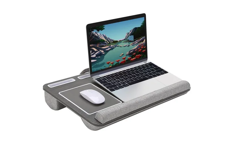 Laptopstativ for knærne Desire2 Grå - Grå - Oppbevaring - Oppbevaring til småting - Oppbevaringsstativ - Bærbardatastativ