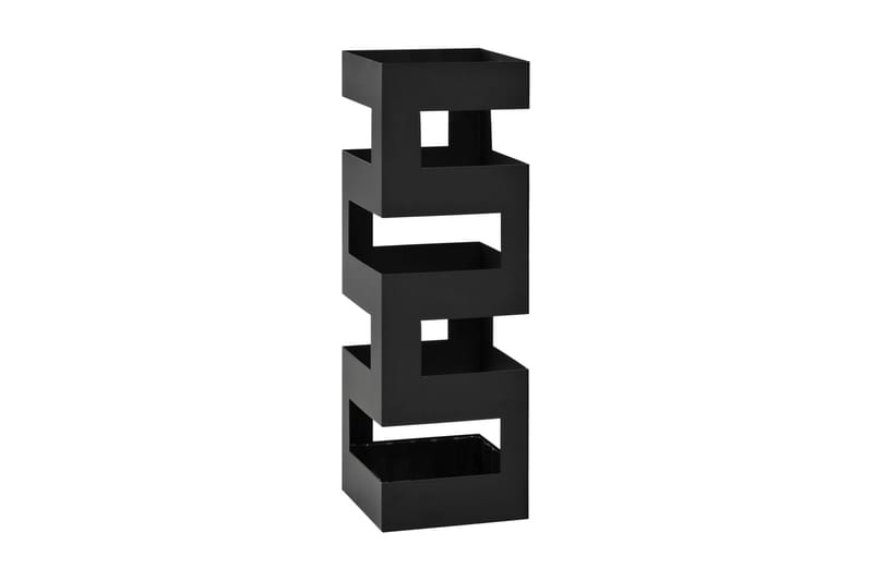 Paraplystativ Tetris stål svart - Svart - Paraplystativ