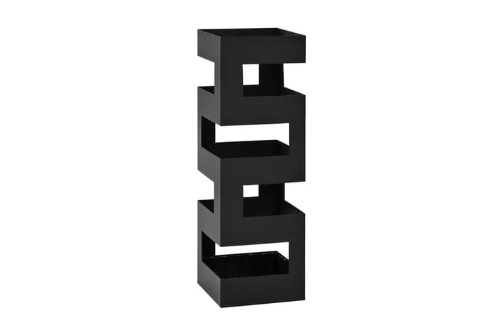 Paraplystativ Tetris stål svart - Svart - Paraplystativ