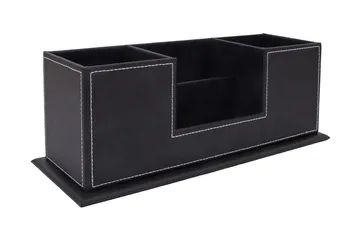 Walter Pennholder Svart lær - Oppbevaring - Oppbevaring til småting - Oppbevaringsstativ - Pennstativ