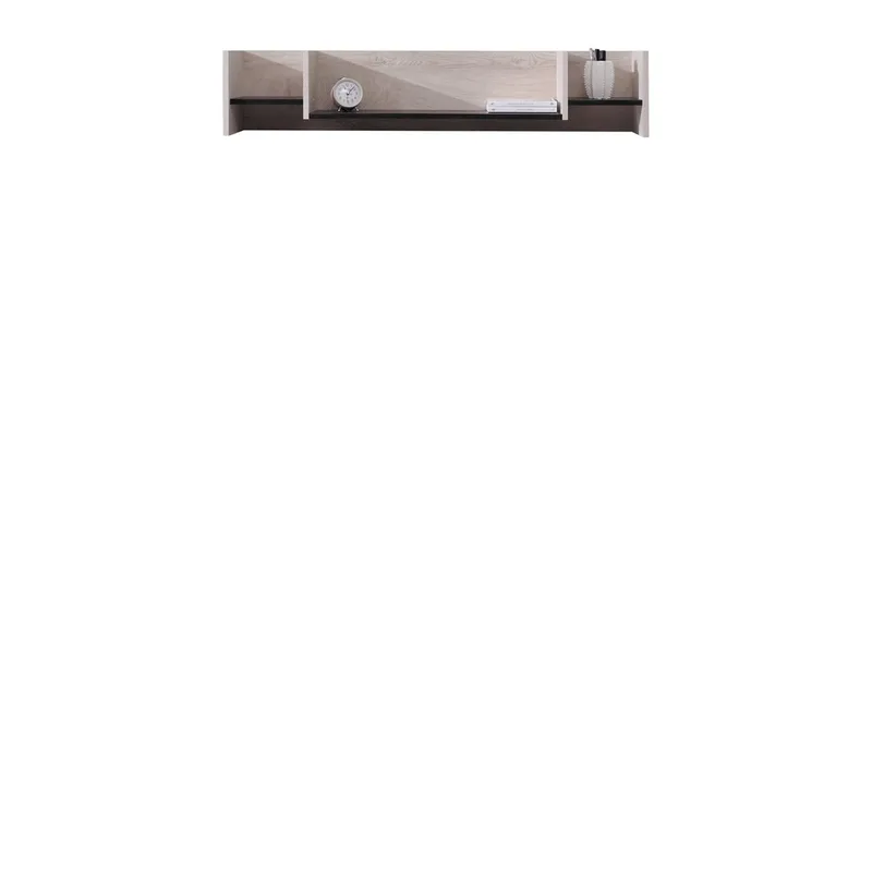 Planeta Vegghylle 25 cm i Tre, Svart|Beige