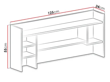Planeta Vegghylle 55 cm - Oppbevaring - Oppbevaring til småting - Vegghengt oppbevaring