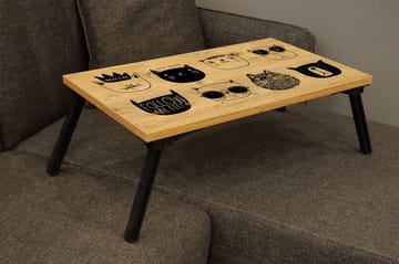 Rademacher Datastativ 25 cm - Tre/natur/Svart - Oppbevaring - Oppbevaring til småting