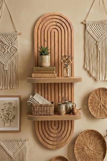 Savik Vegghylle 26x35x13 cm - Eik - Oppbevaring - Oppbevaring til småting - Vegghengt oppbevaring