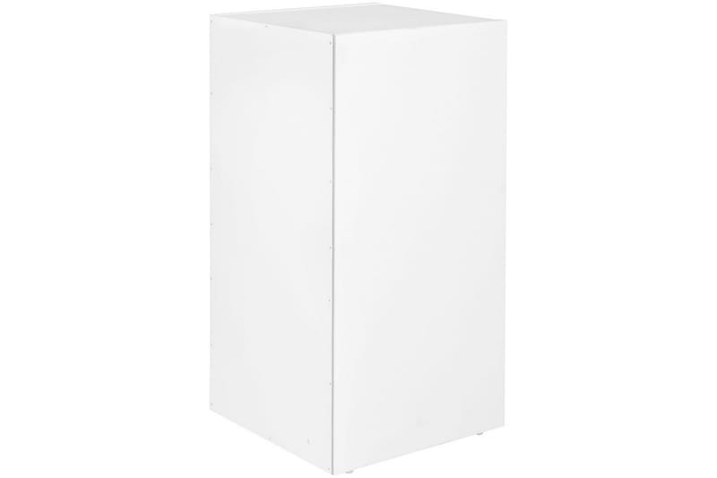 Stående hylle Wohnling melaminbelagt sponplate med lagringsplass, moderne stil Hvit - Hvit - Oppbevaring - Oppbevaring til småting - Vegghengt oppbevaring