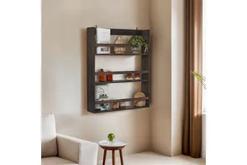 Teno Vegghylle 73 cm - Svart - Oppbevaring - Hylle