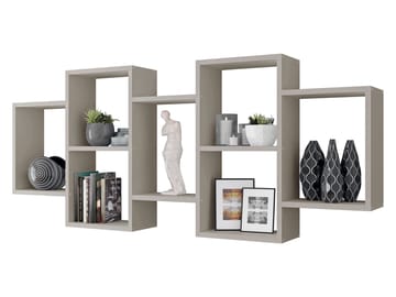 Triorana Vegghylle 161 cm - beige - Oppbevaring - Oppbevaring til småting - Vegghengt oppbevaring