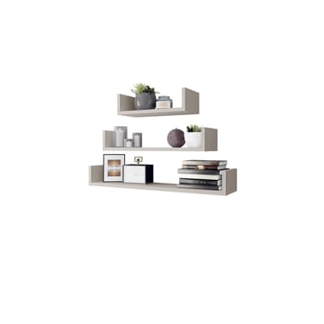 Triorana Vegghylle 80 cm - beige - Oppbevaring - Oppbevaring til småting - Vegghengt oppbevaring